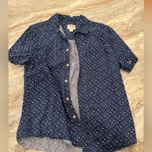 Men’s short sleeve camp shirt button down Mossimo